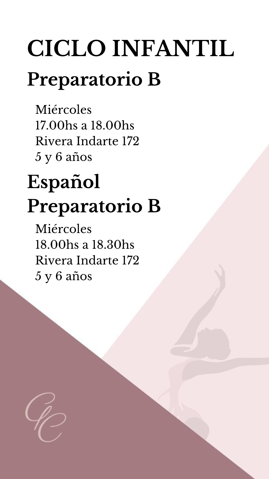 2 - INFANTIL - PREPARATORIO B + ESPAÑOL