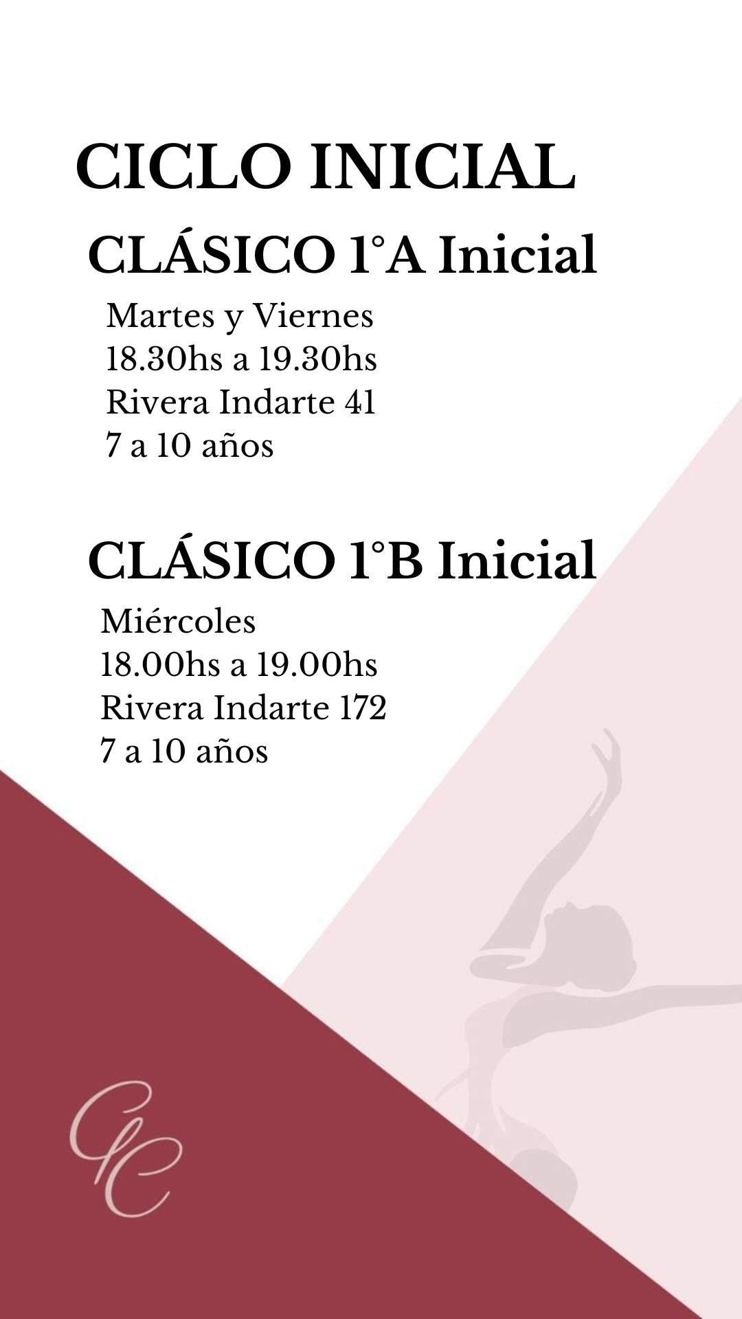 3 - INICIAL - CLÁSICO 1° A Y B